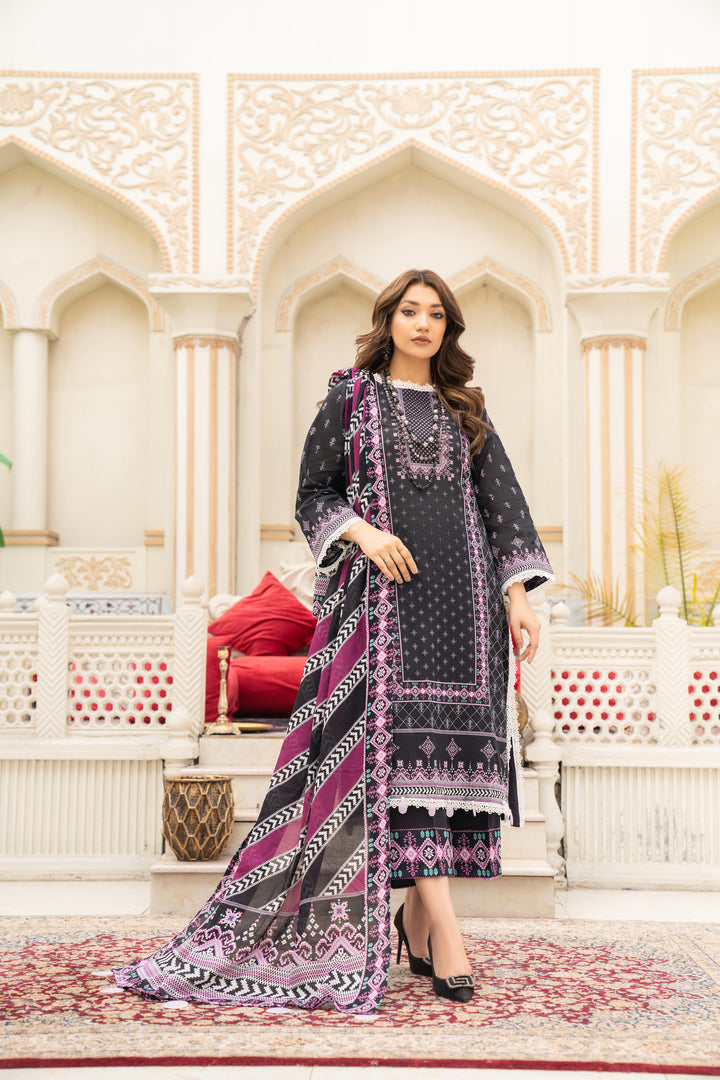 New Arrivals digital printed lawn unstitched collection summer 2023 by jacquard clothing