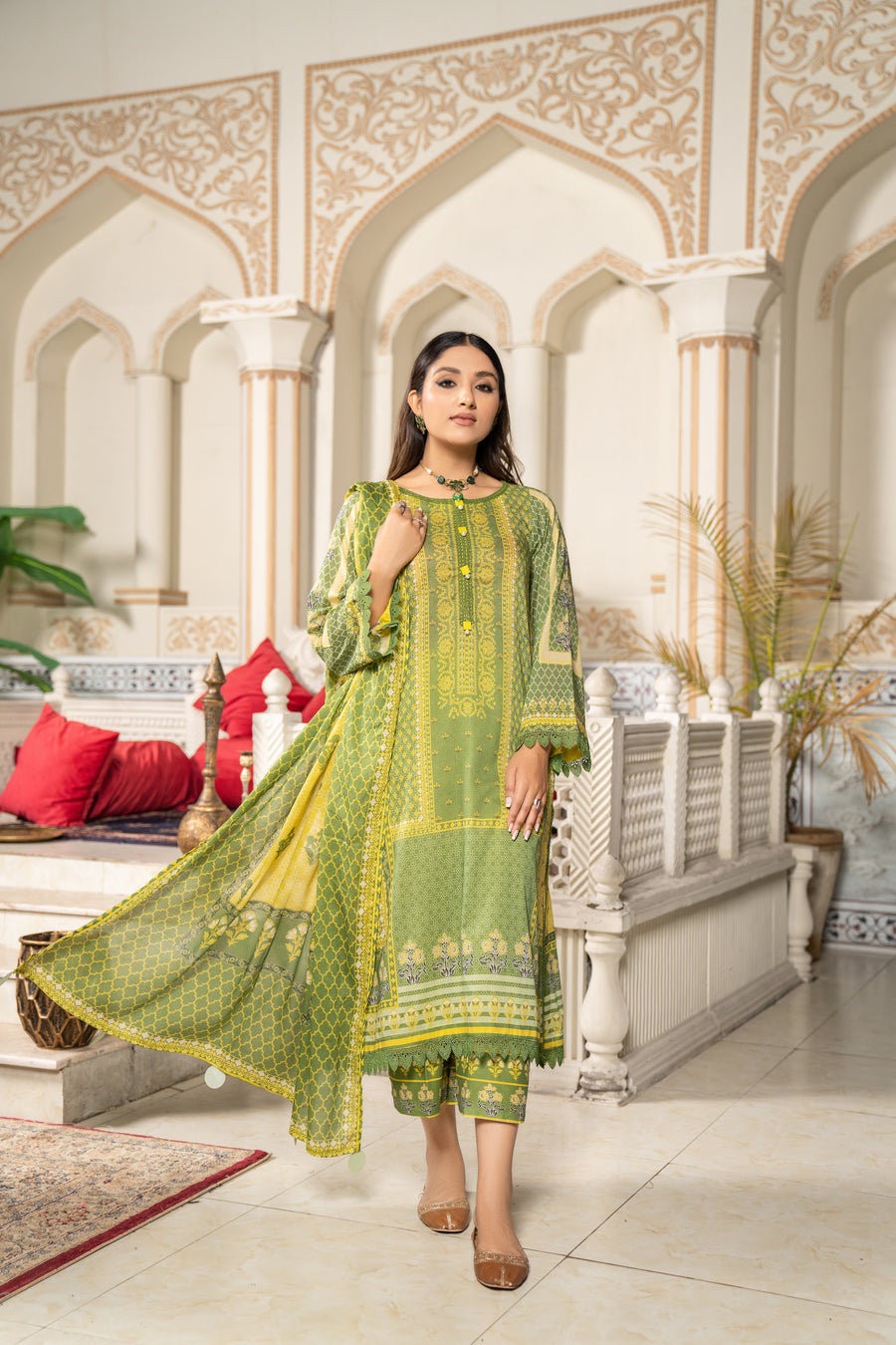 Desi Jacquard Top-Bust 30
