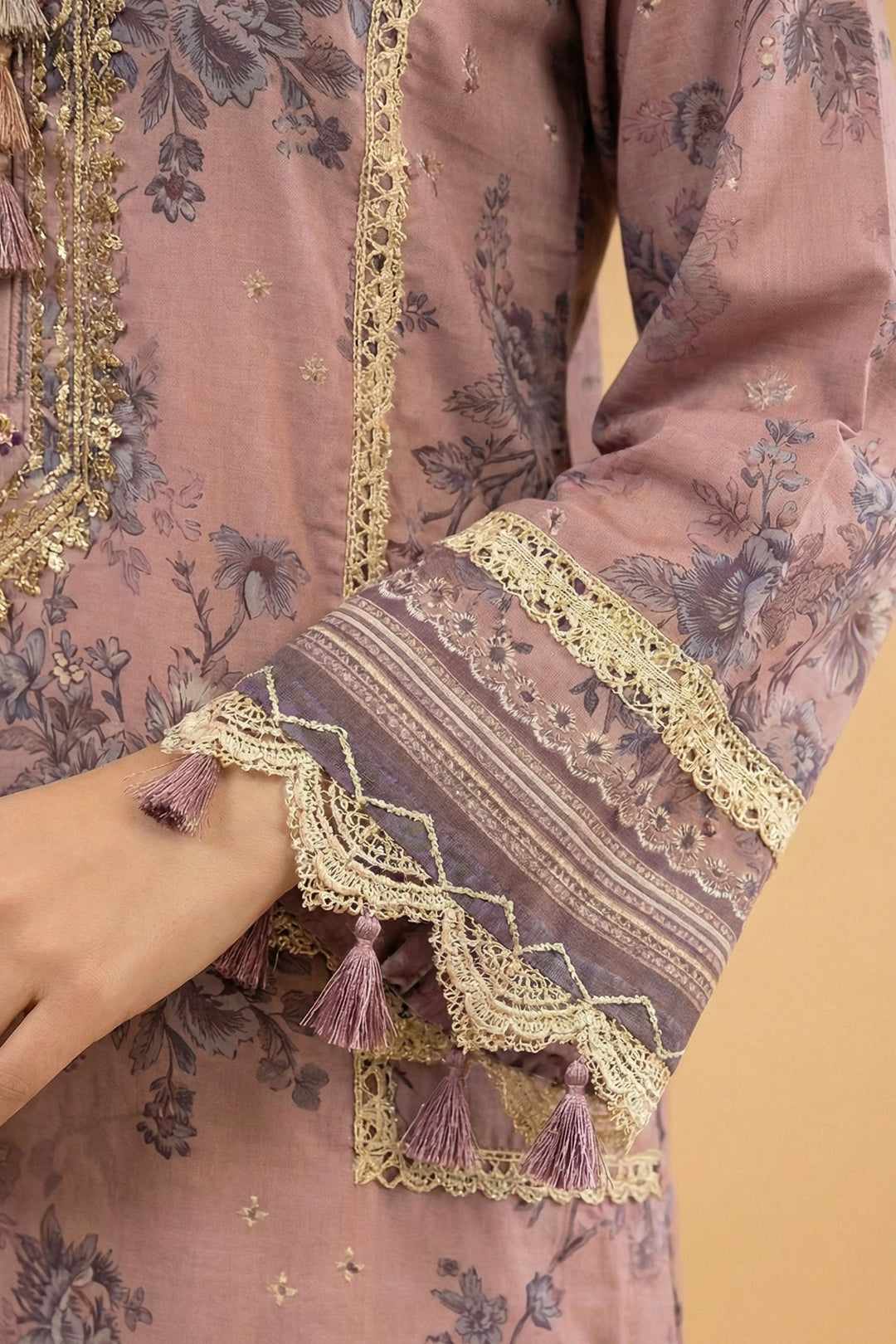 Turkish 3 Piece Unstitched Premium Printed Lawn Suit By Jacquard Clothing Summer Collection 2026