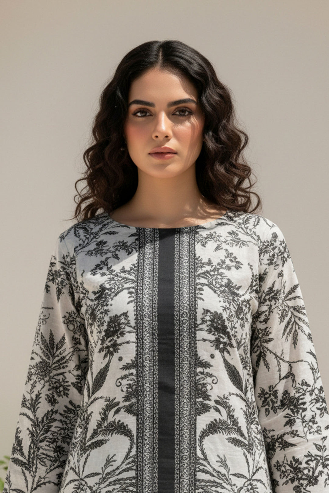 Unstitched Premium Black and White Printed Co-Ord Set Suit By Jacquard Clothing Summer 2026 Collection
