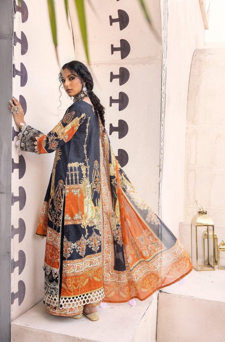 ZETA Unstitched 3 Piece Lawn - Jacquard Clothing