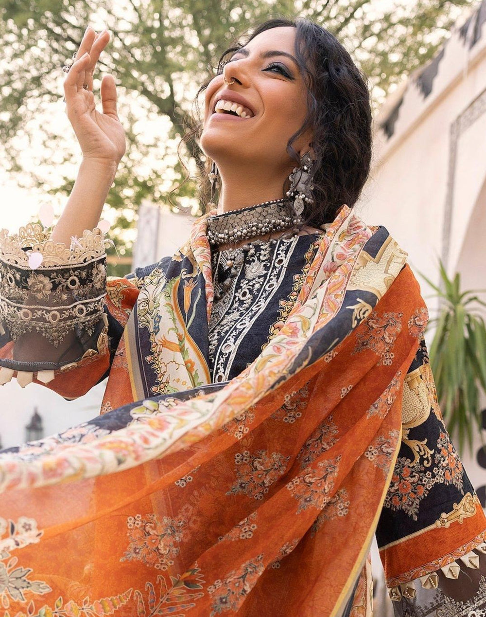 ZETA Unstitched 3 Piece Lawn - Jacquard Clothing