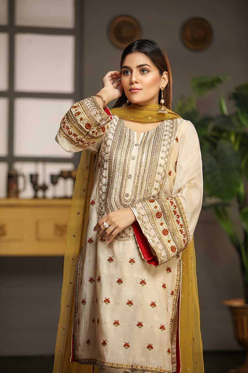 BLUSH GOLD - Jacquard.pk