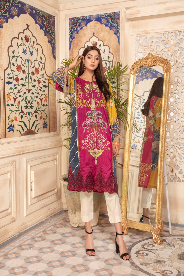 VINTAGE FUSHIA - Jacquard