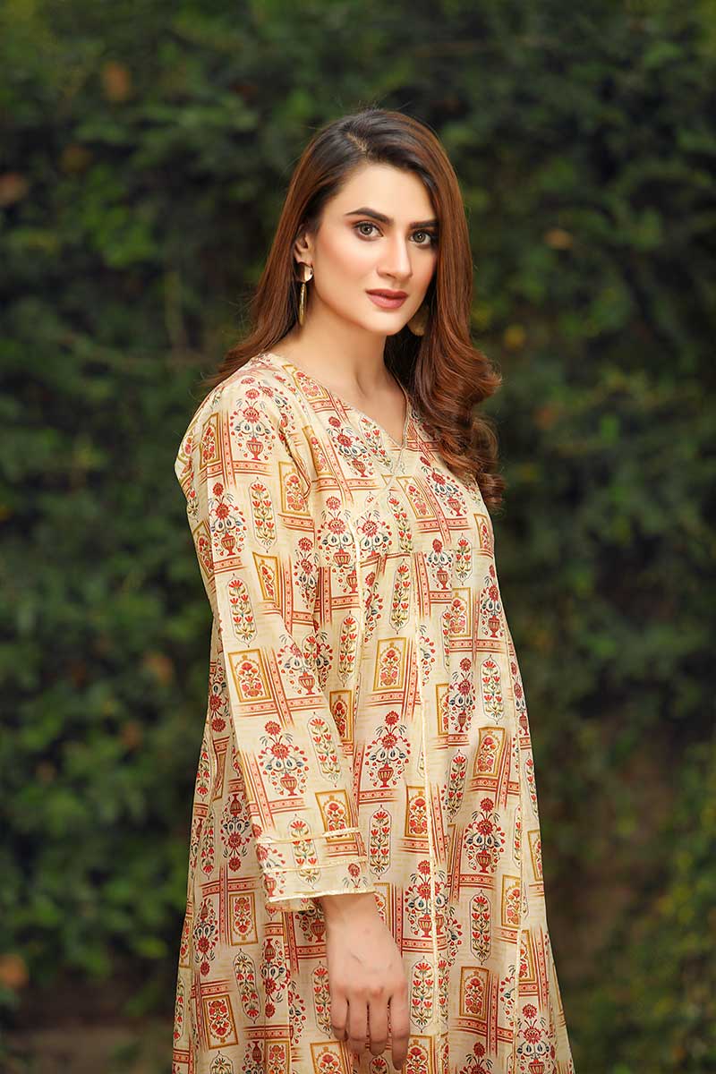 LAWN SHIRT / MUGHAL FOLK - Jacquard.pk