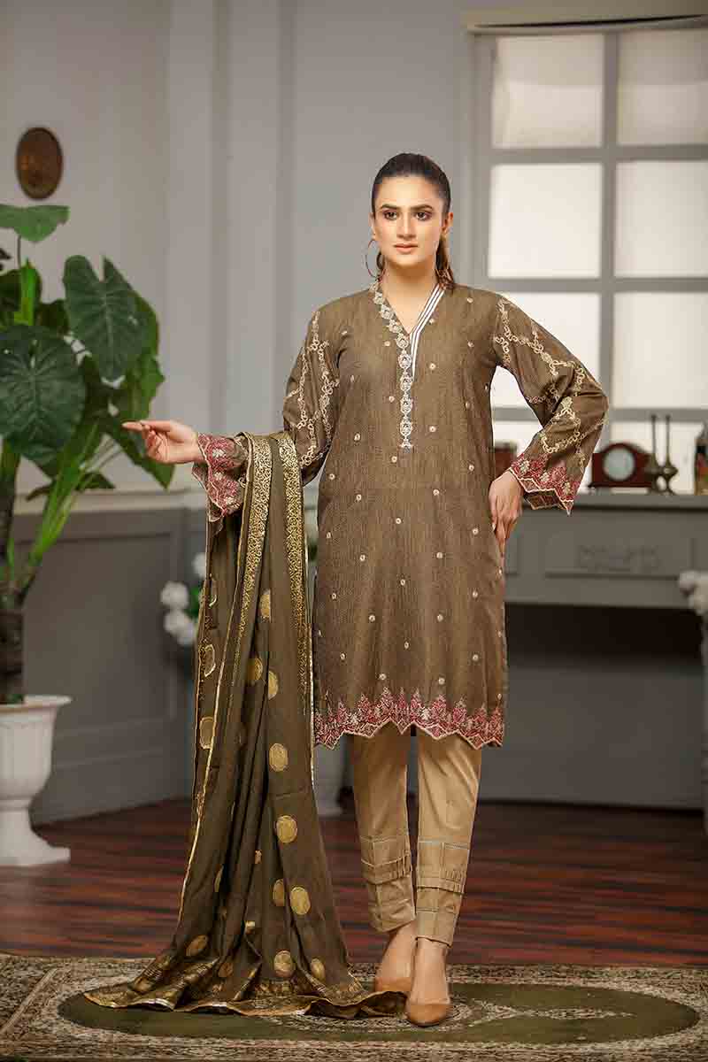 LAWN MASOORI / BROWN HARMANY - Jacquard.pk