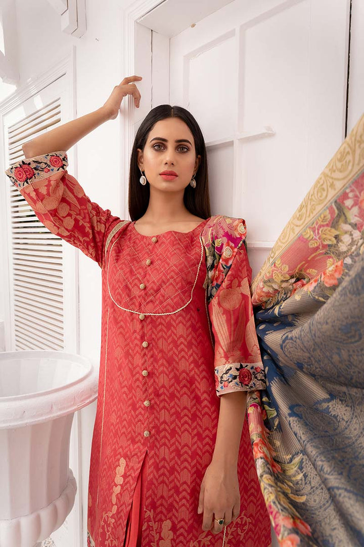 jacquard unstitched lawn