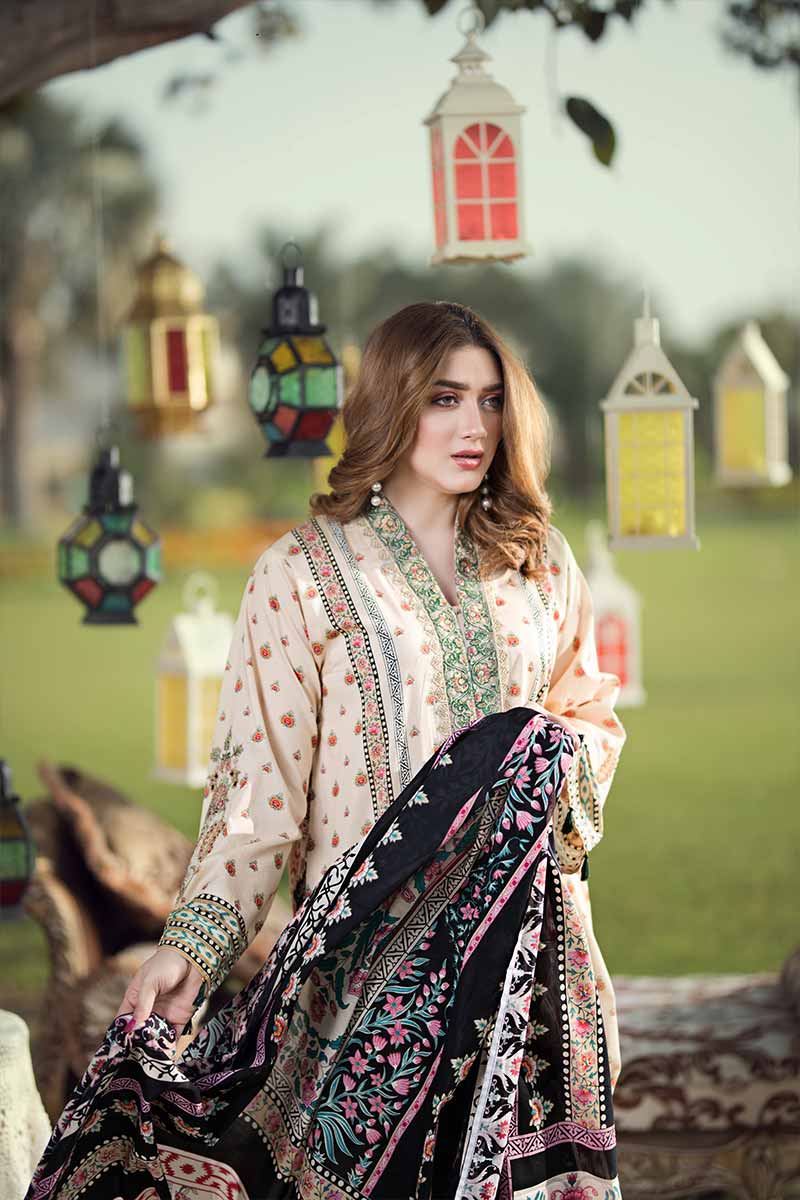 UNSTITCHED / PRINTED MASOORI LAWN / MUGHAL BLISS - Jacquard.pk