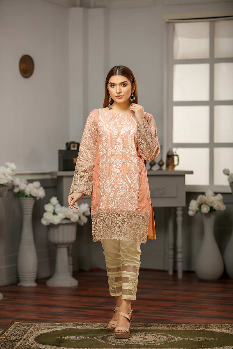 LAWN MASOORI / PEACH SHADOW - Jacquard.pk