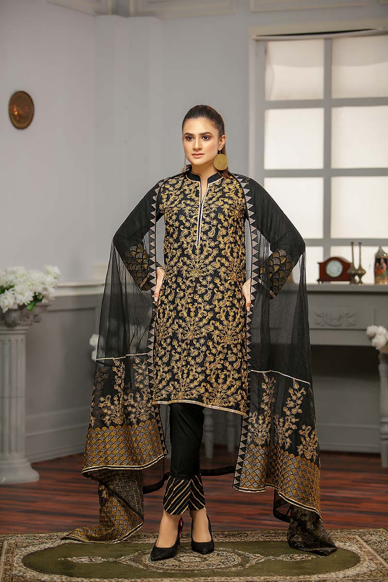 DYED LAWN / BLACK DIGNITY - Jacquard.pk