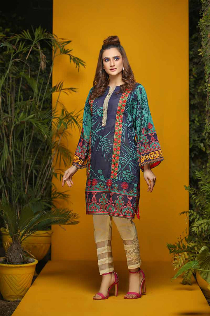 LAWN SHIRT / TROPICAL FUSION - Jacquard.pk