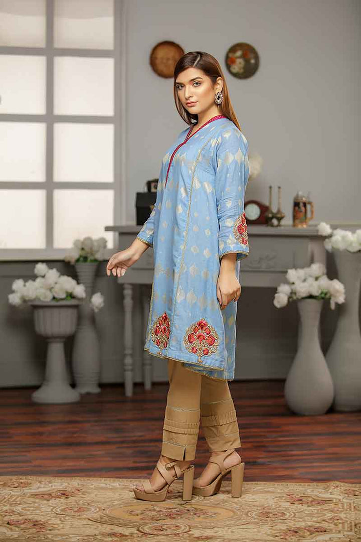 JACQUARD SHIRT / MUGHAL BLUES - Jacquard.pk