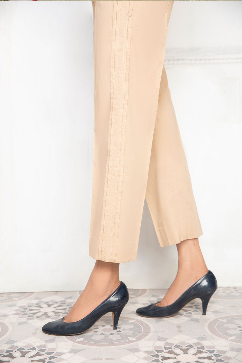 PLEATED PANTS - Jacquard