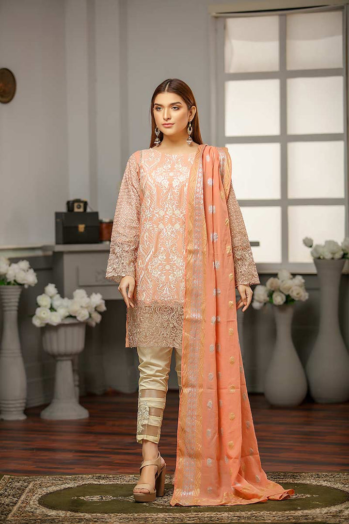 LAWN MASOORI / PEACH SHADOW - Jacquard.pk