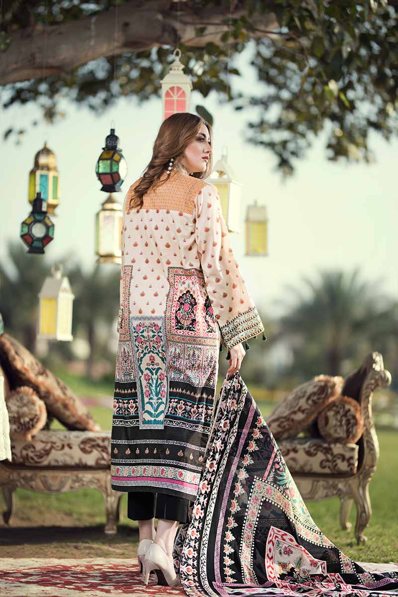 UNSTITCHED / PRINTED MASOORI LAWN / MUGHAL BLISS - Jacquard.pk