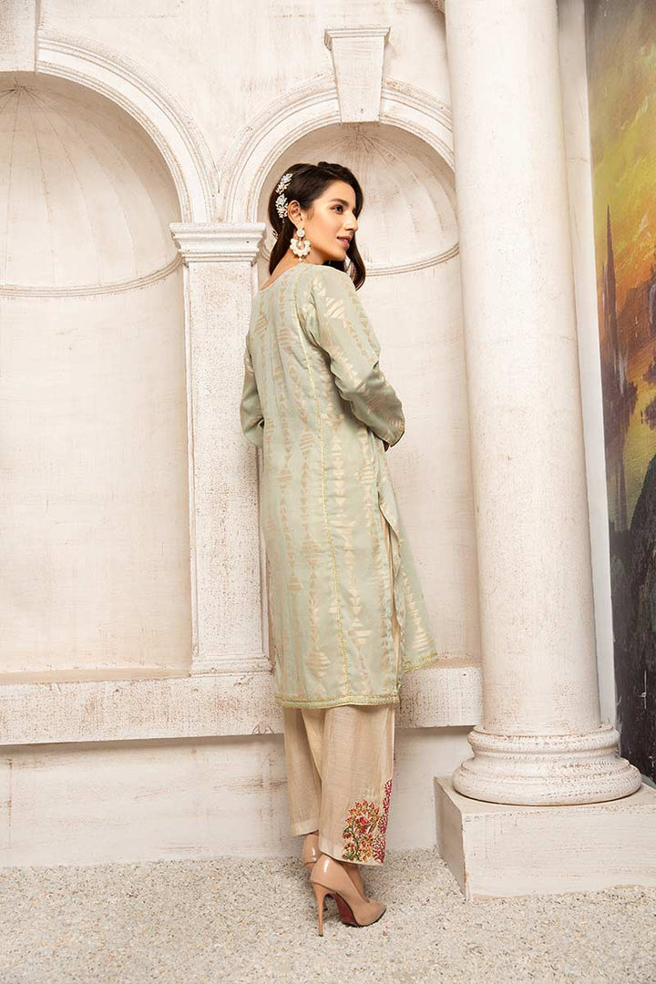 GREEN KASHMIR - Jacquard