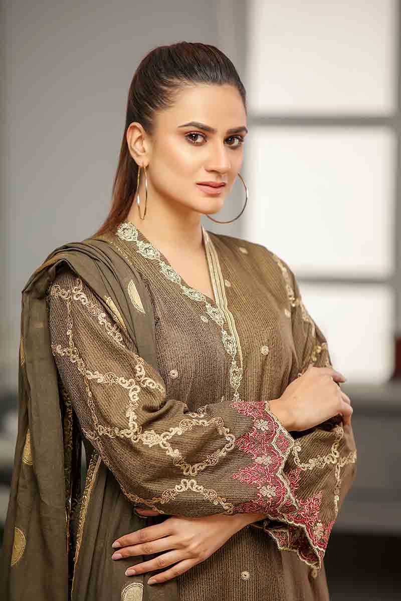 LAWN MASOORI / BROWN HARMANY - Jacquard.pk