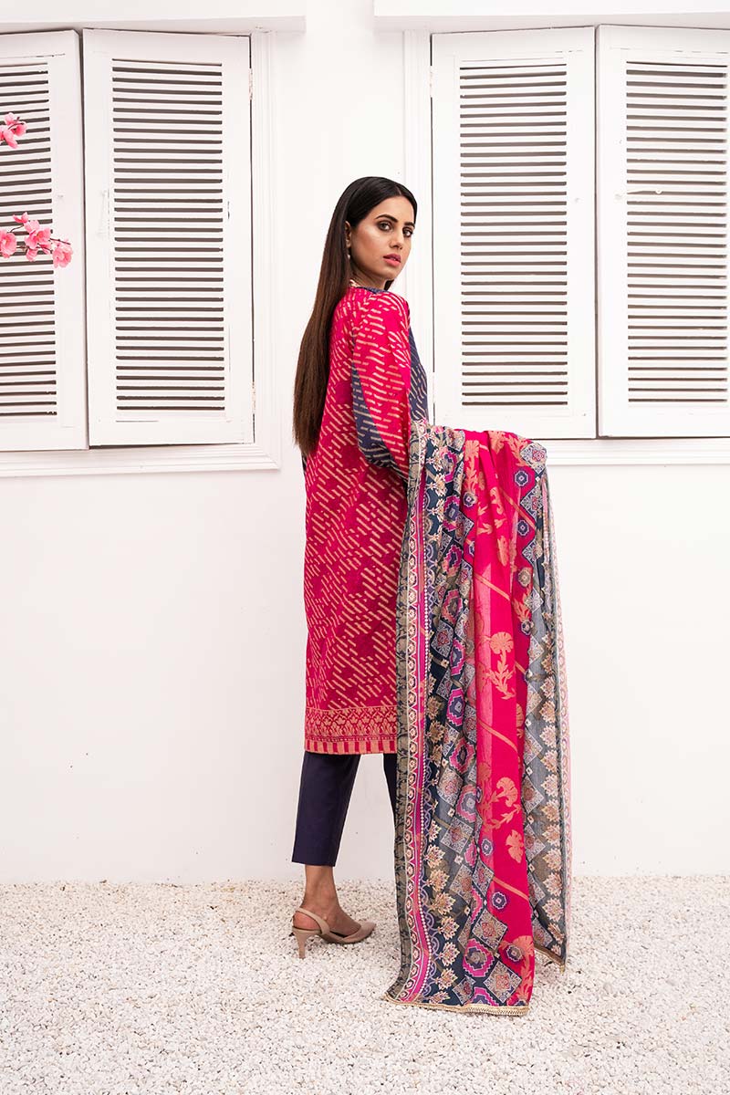 jacquard unstitched lawn