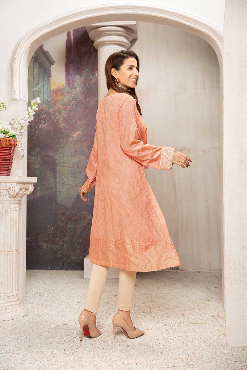 COTTON JACQUARD / PEACH SENSATION - Jacquard