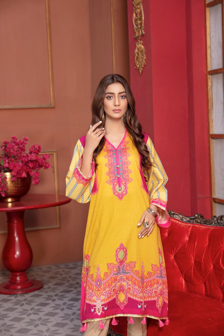 YELLOW KASHMIR - Jacquard
