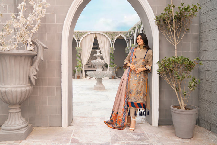 AGHAZ E TABEER COLLECTION / 3PC / EMBROIDERED KHADDAR WITH WOOLEN SHAWL NEW ARRIVALS WINTER 2022 BY JACQUARD CLOTHINGAGHAZ E TABEER COLLECTION / 3PC / EMBROIDERED KHADDAR WITH WOOLEN SHAWL NEW ARRIVALS WINTER 2022 BY JACQUARD CLOTHING