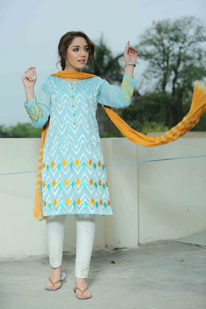 GREEN SLATE - Jacquard.pk