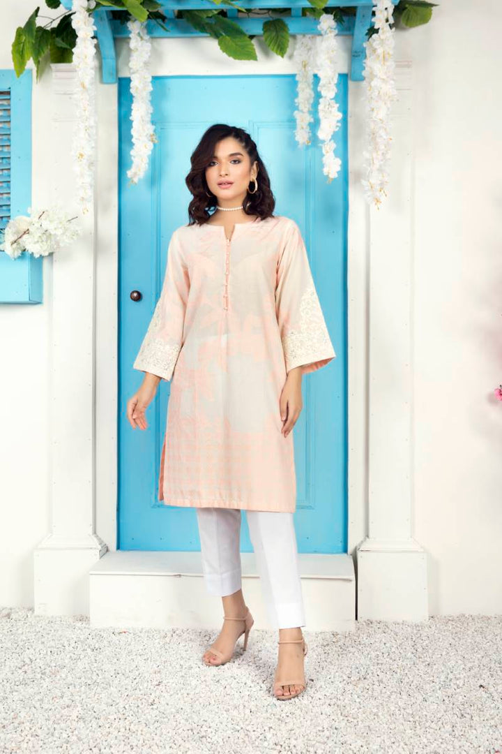 POWDER PINK - Jacquard