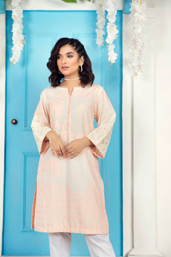 POWDER PINK - Jacquard