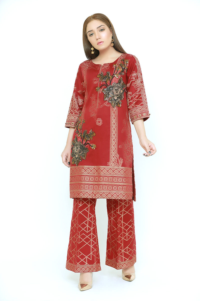 MAROON CRAZE - Jacquard.pk