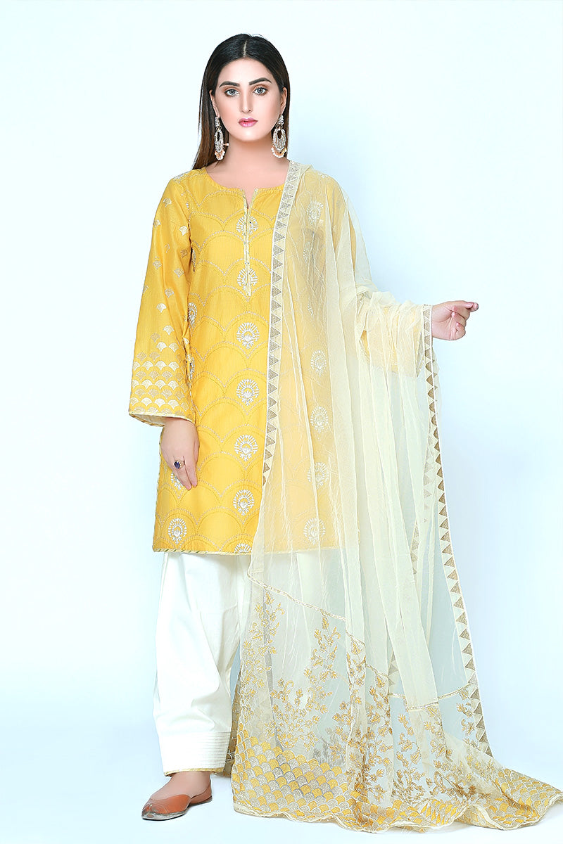 YELLOW REIGN - Jacquard.pk