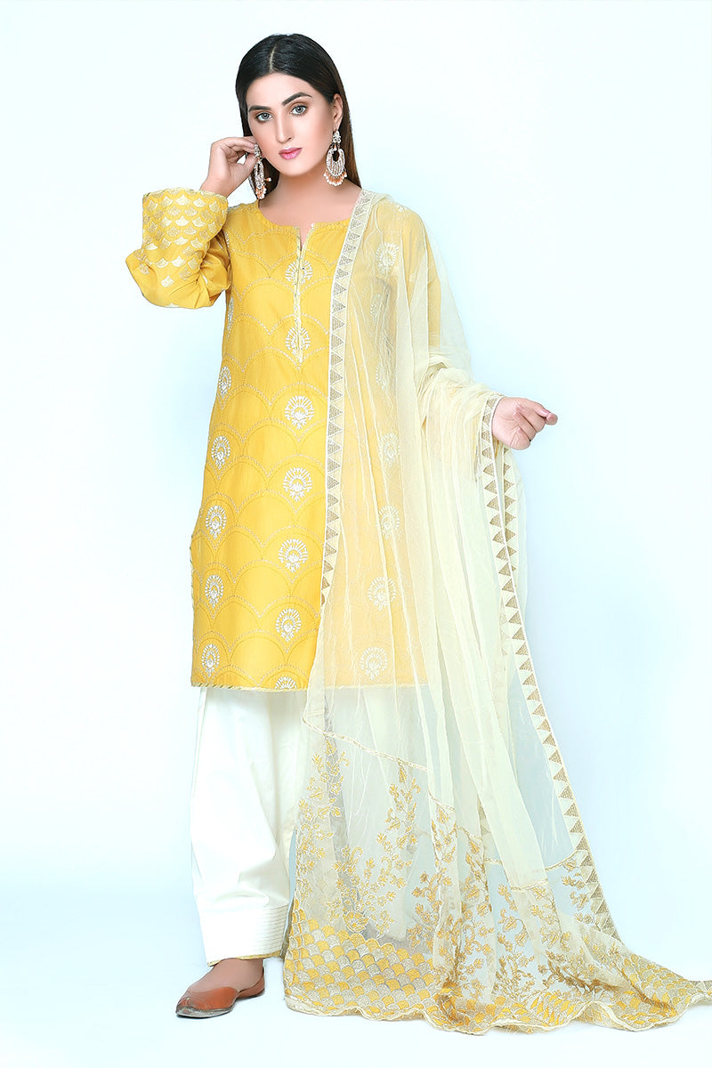 YELLOW REIGN - Jacquard.pk