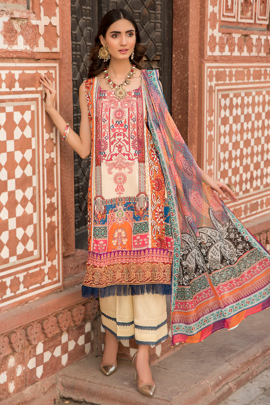 Targini Vol-3 Unstitched collection self jacquard lawn 3pcs summer 2022 by jacquard clothing