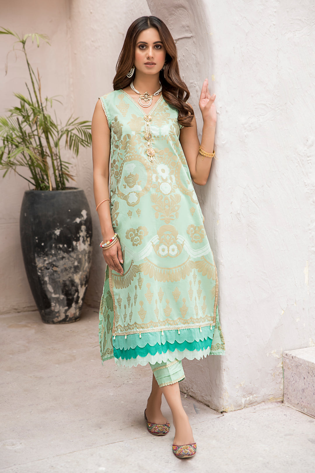 Summer 2022 lawn jacquard collection 2 piece 1990 by jacquard clothing eid dress