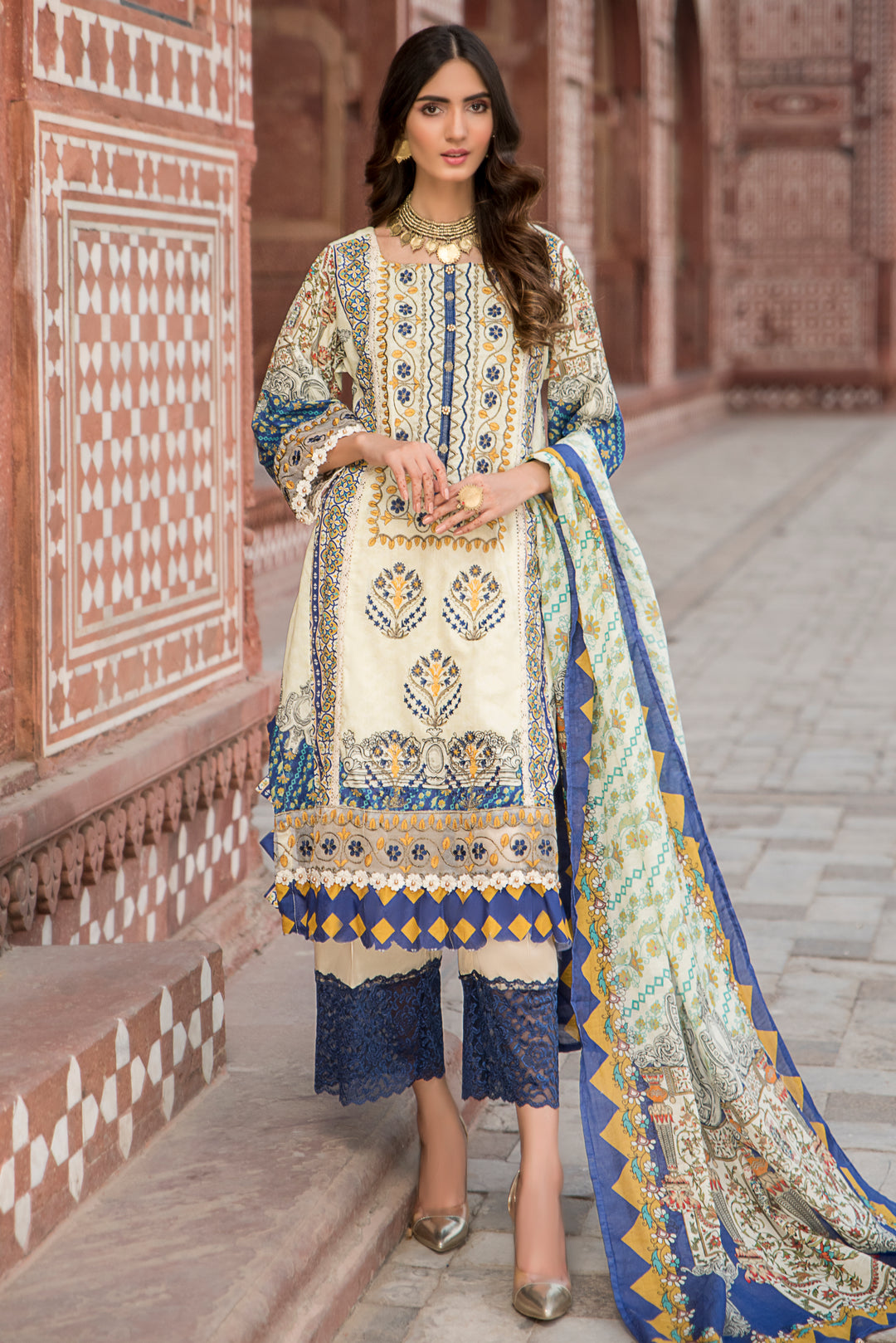 Targini Vol-3 Unstitched collection self jacquard lawn 3pcs summer 2022 by jacquard clothing