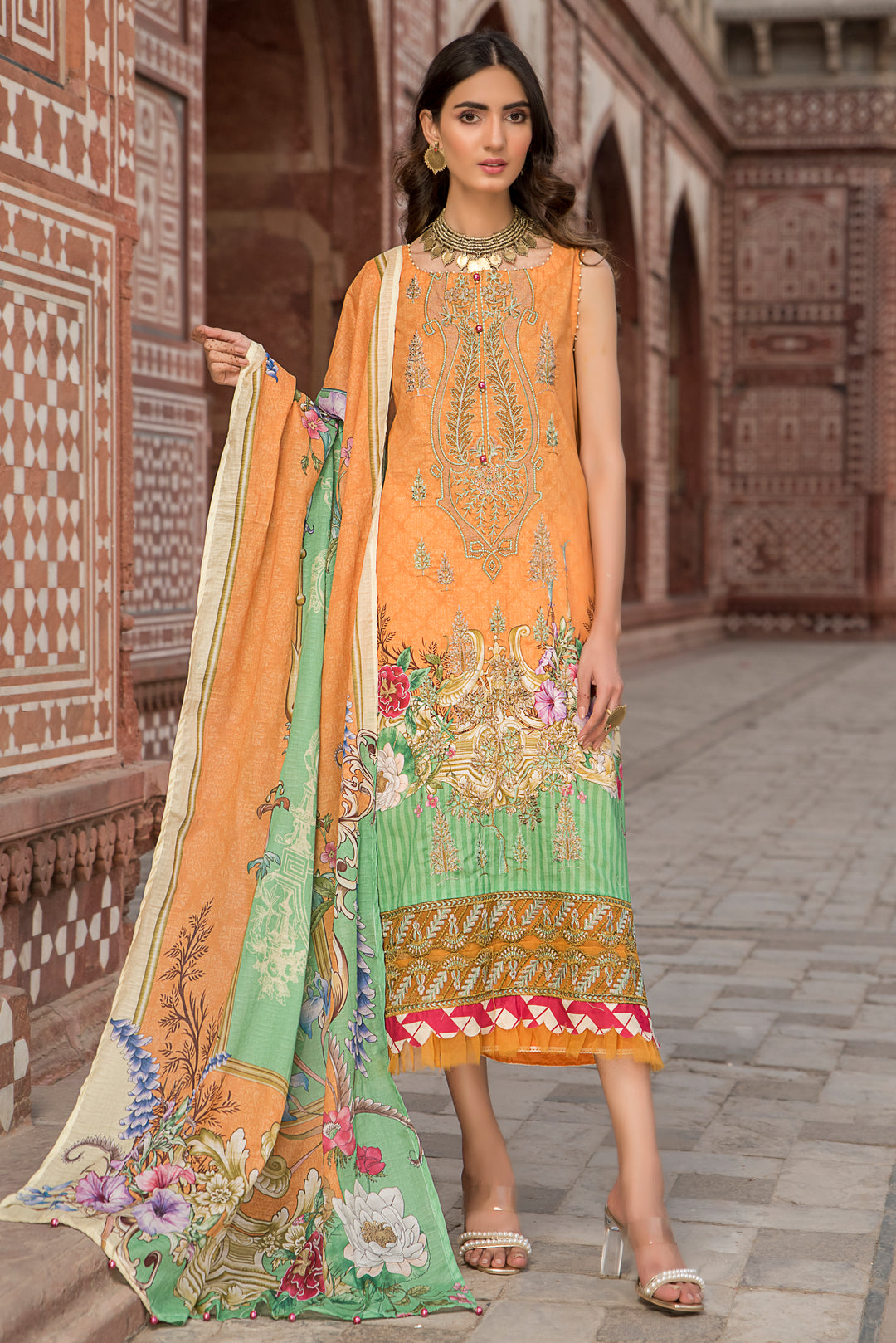 Targini Vol-3 Unstitched collection self jacquard lawn 3pcs summer 2022 by jacquard clothing