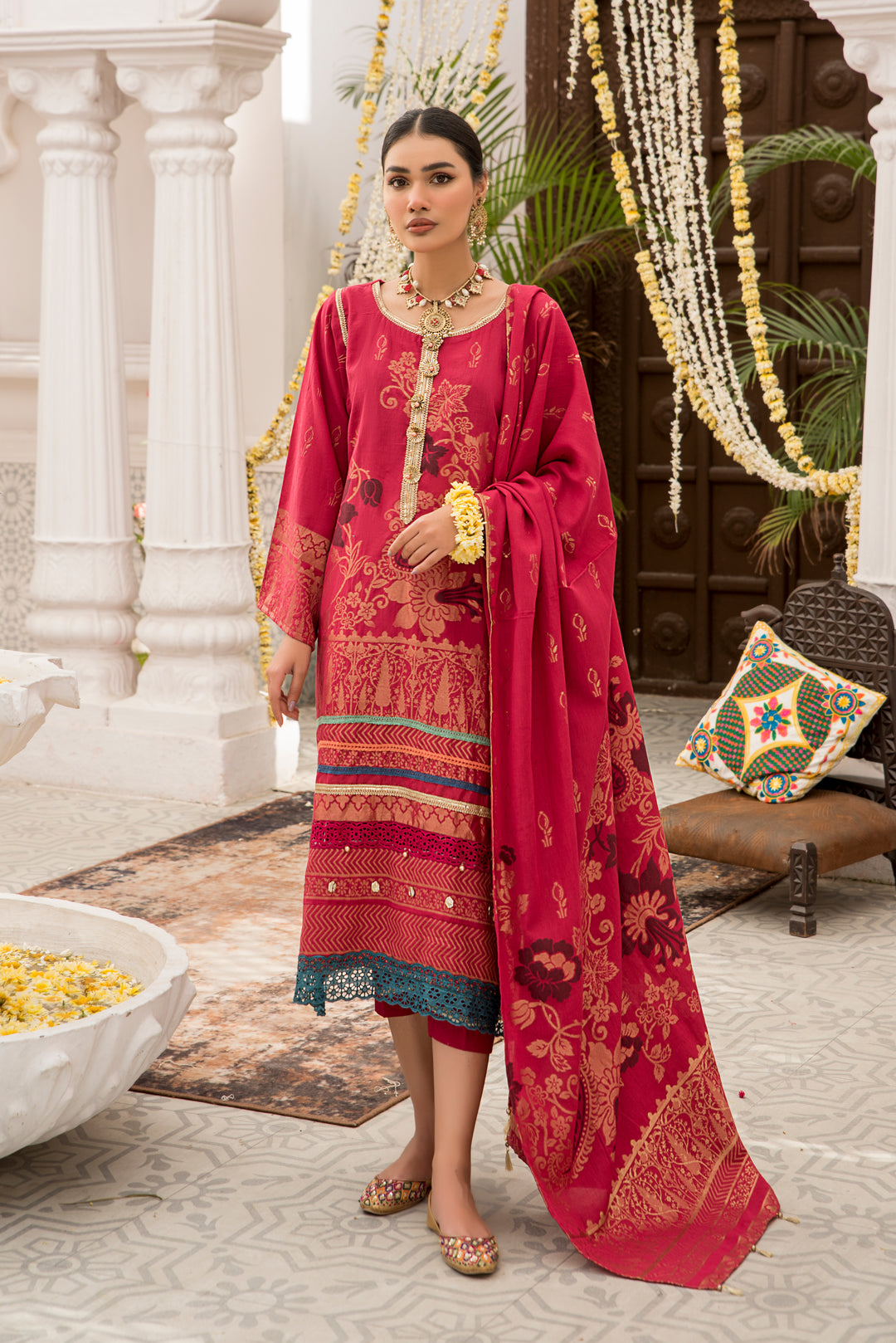 Hand Weaved jacquard Eid Festive Collection Sumer 2022 by jacquard clothing