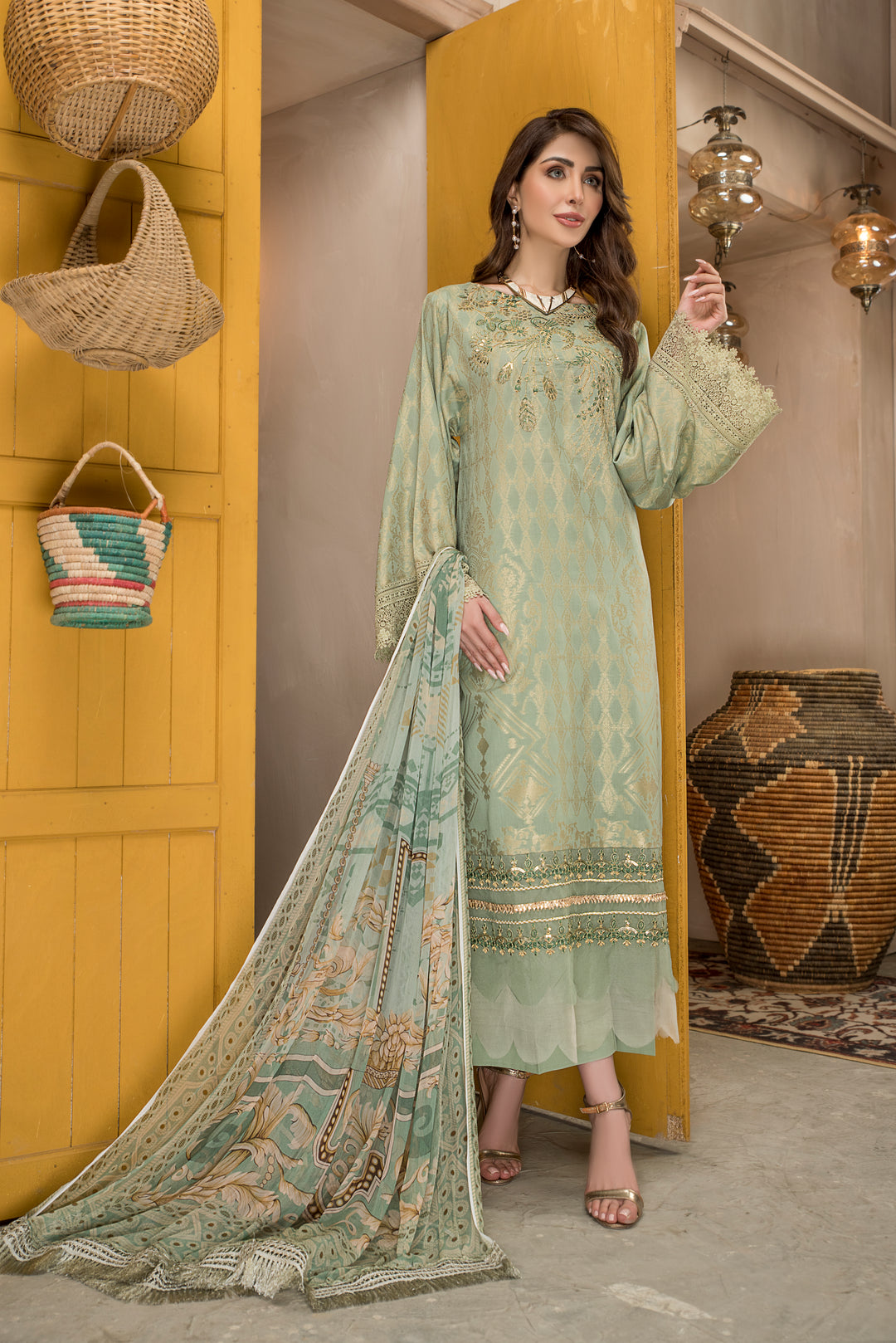 Jacquard Lawn Summer 2022 unstitched Collection by jacquard clothing