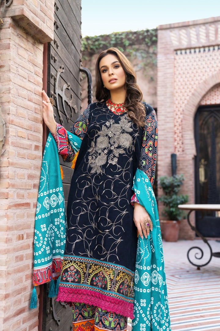 Self Jacquard Khaddar Unstitched By Jacquard Clothing winter collection