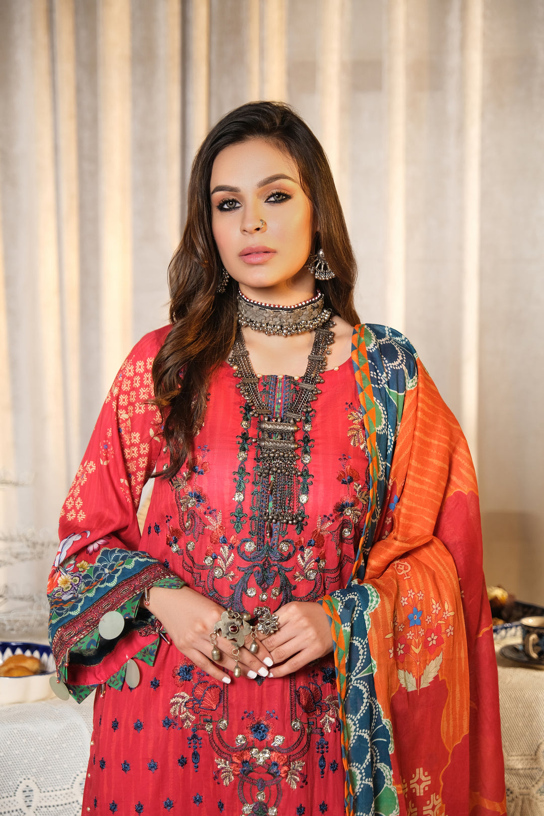 ANNA-UNSTITCHED-EMBROIDERED LAWN SUIT