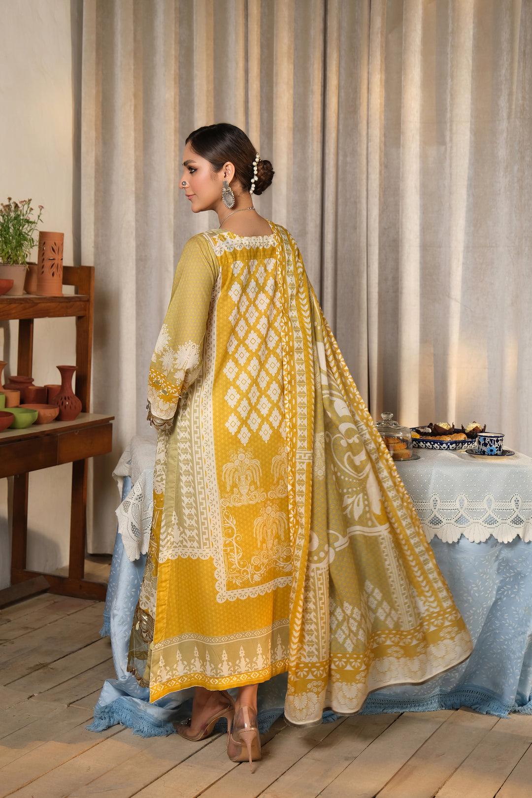 BAGH-E-BAHAR COLLECTION / 3PC / EMBROIDERED LAWN UNSTITCHED 3PCS SUMMER 2023 BY JACQUARD CLOTHING 