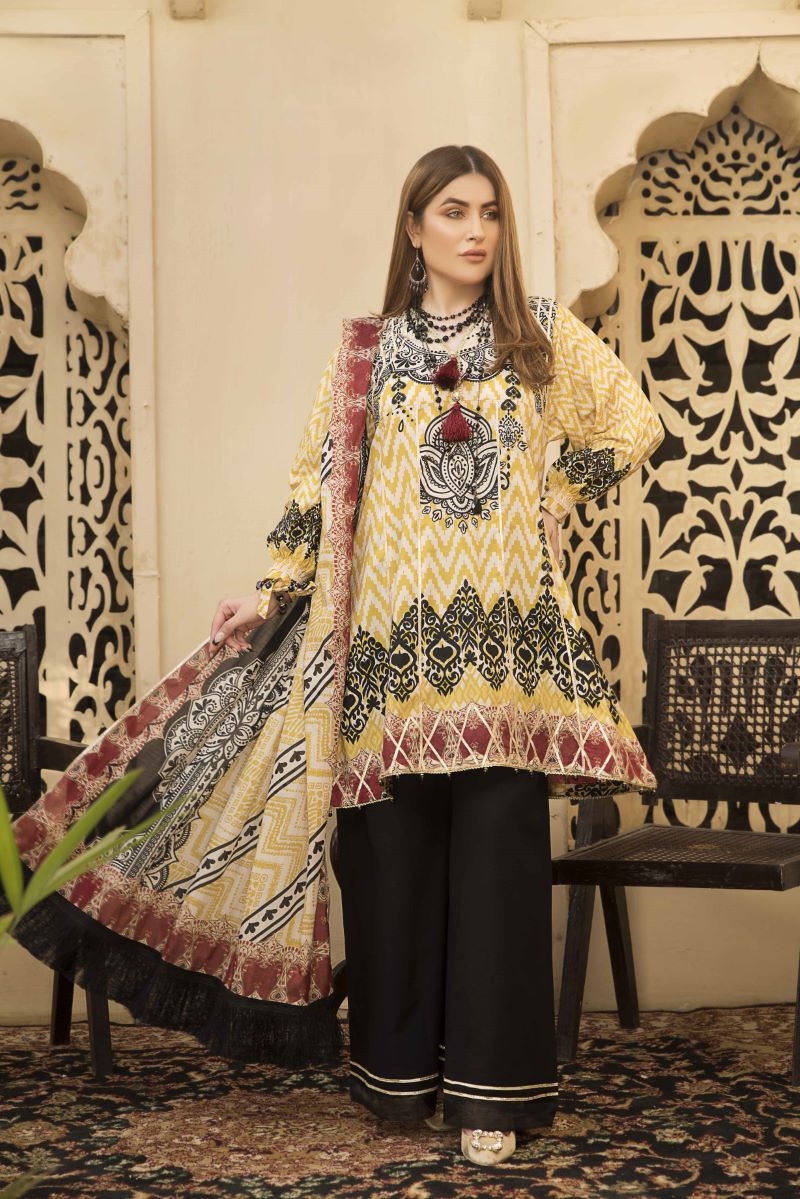 Jacquard Clothing Digital Lawn Swiss Lawn