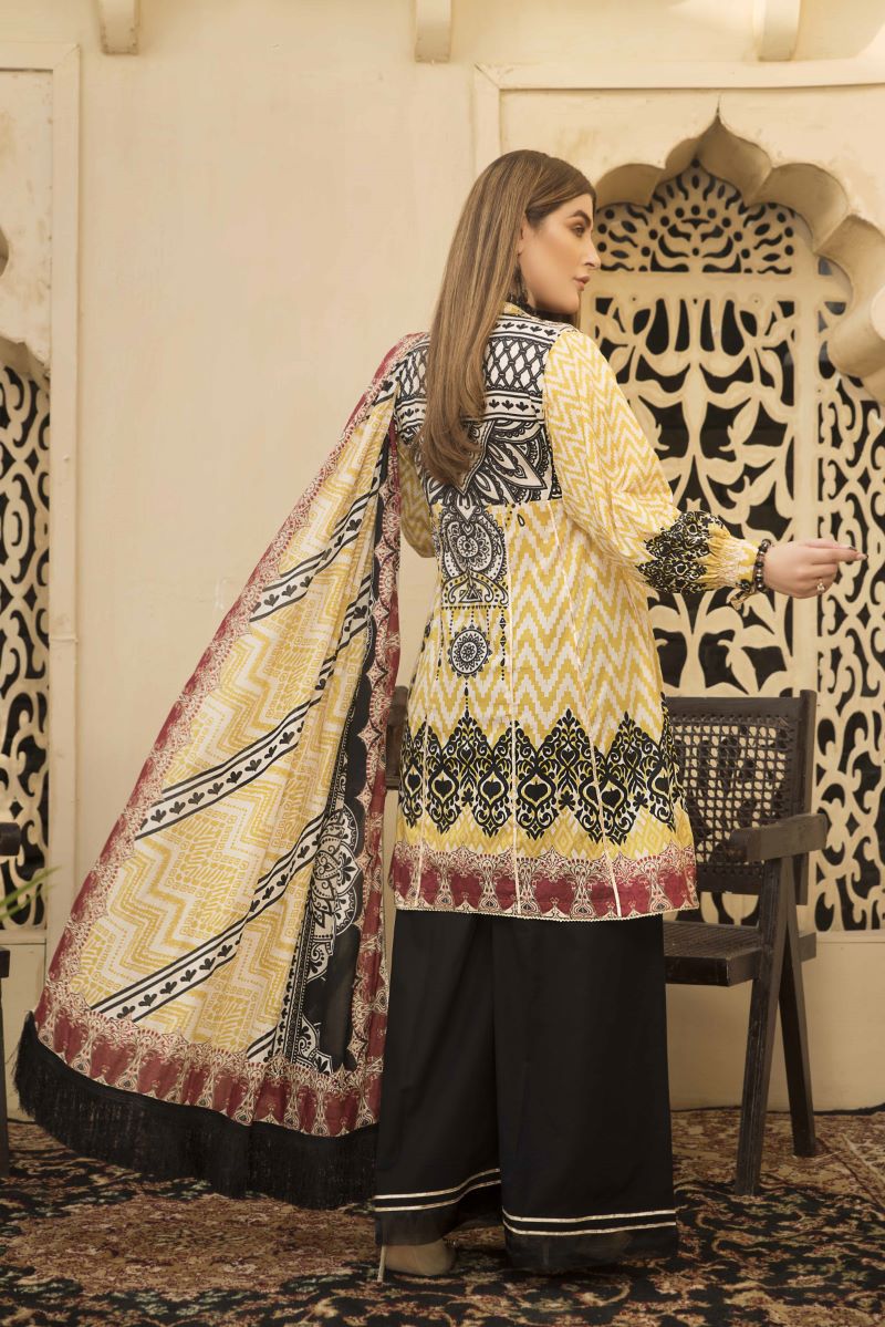 Jacquard Clothing Digital Lawn Swiss Lawn