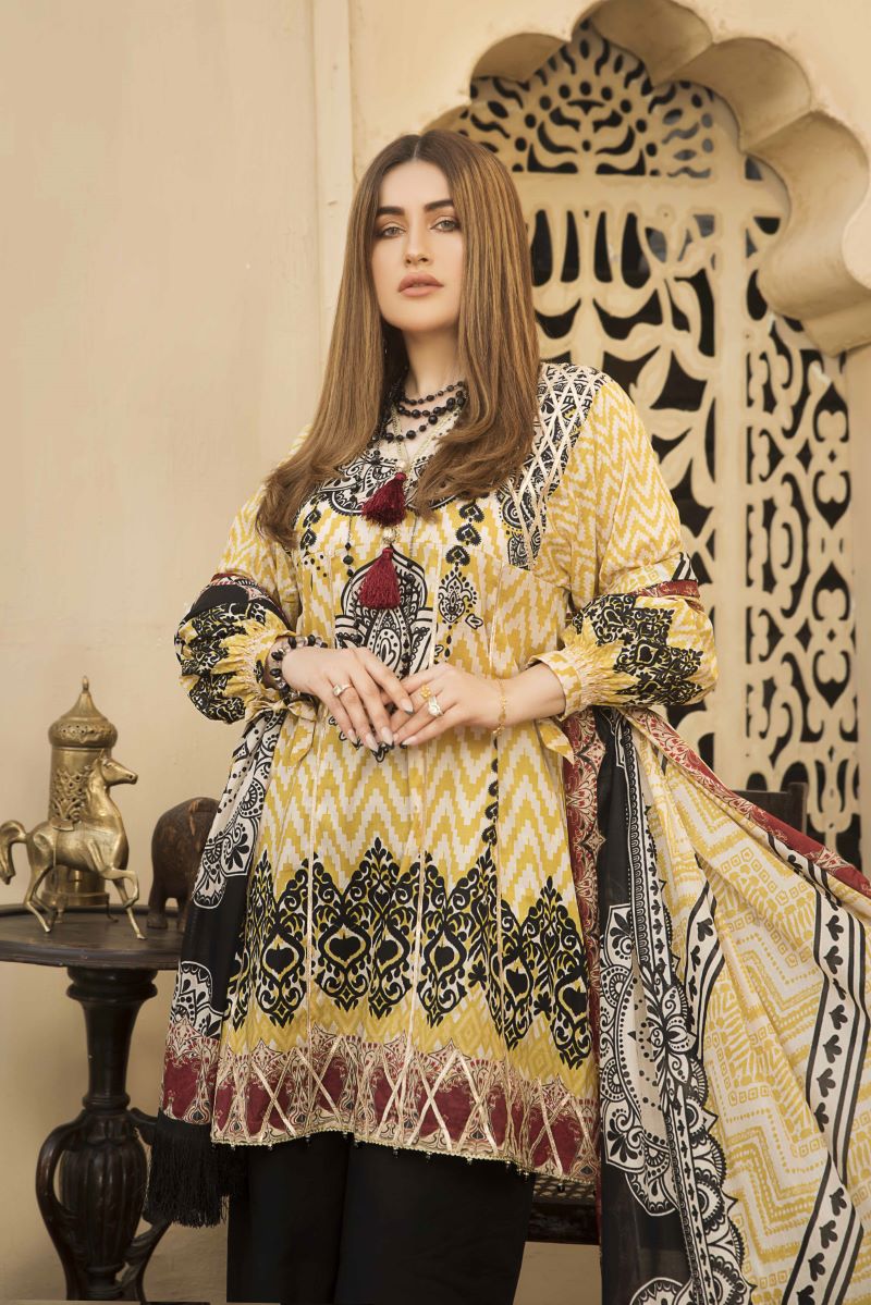 Jacquard Clothing Digital Lawn Swiss Lawn