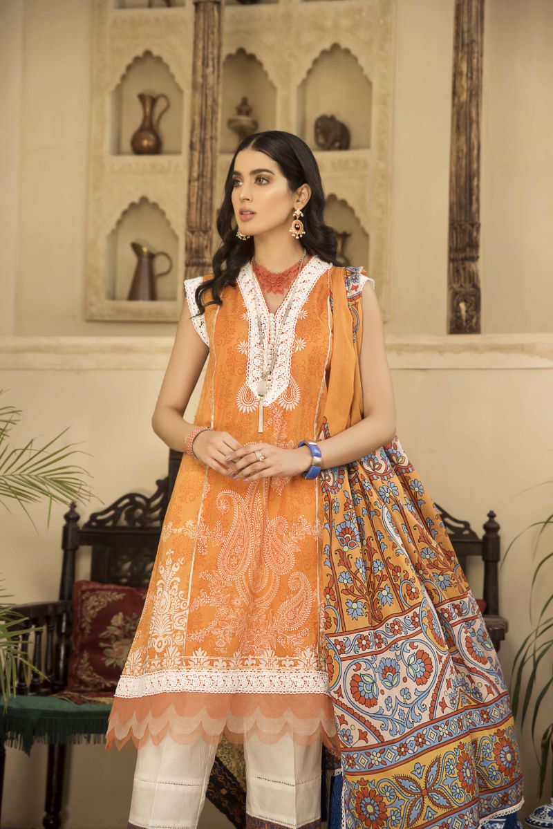 Jacquard Clothing Digital Lawn Swiss Lawn