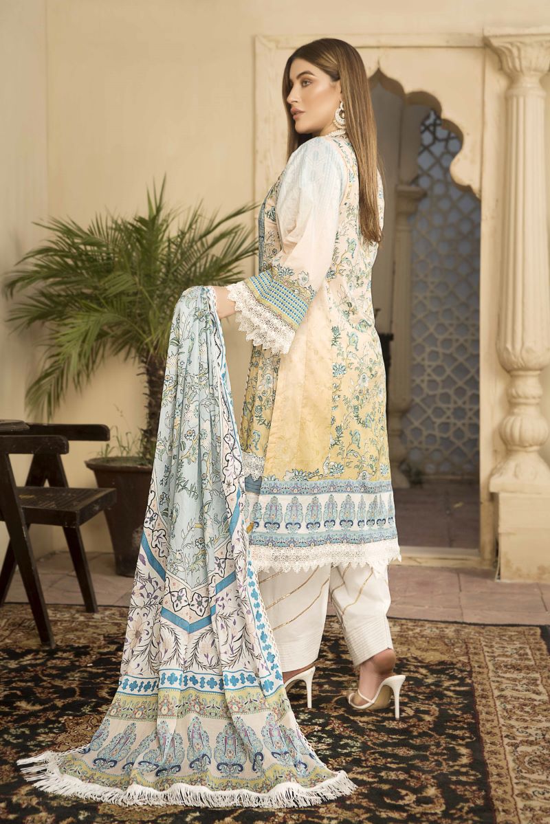 Jacquard Clothing Digital Lawn Swiss Lawn