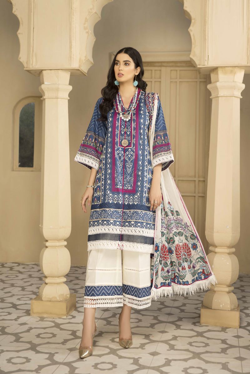 Jacquard Clothing Digital Lawn Swiss Lawn