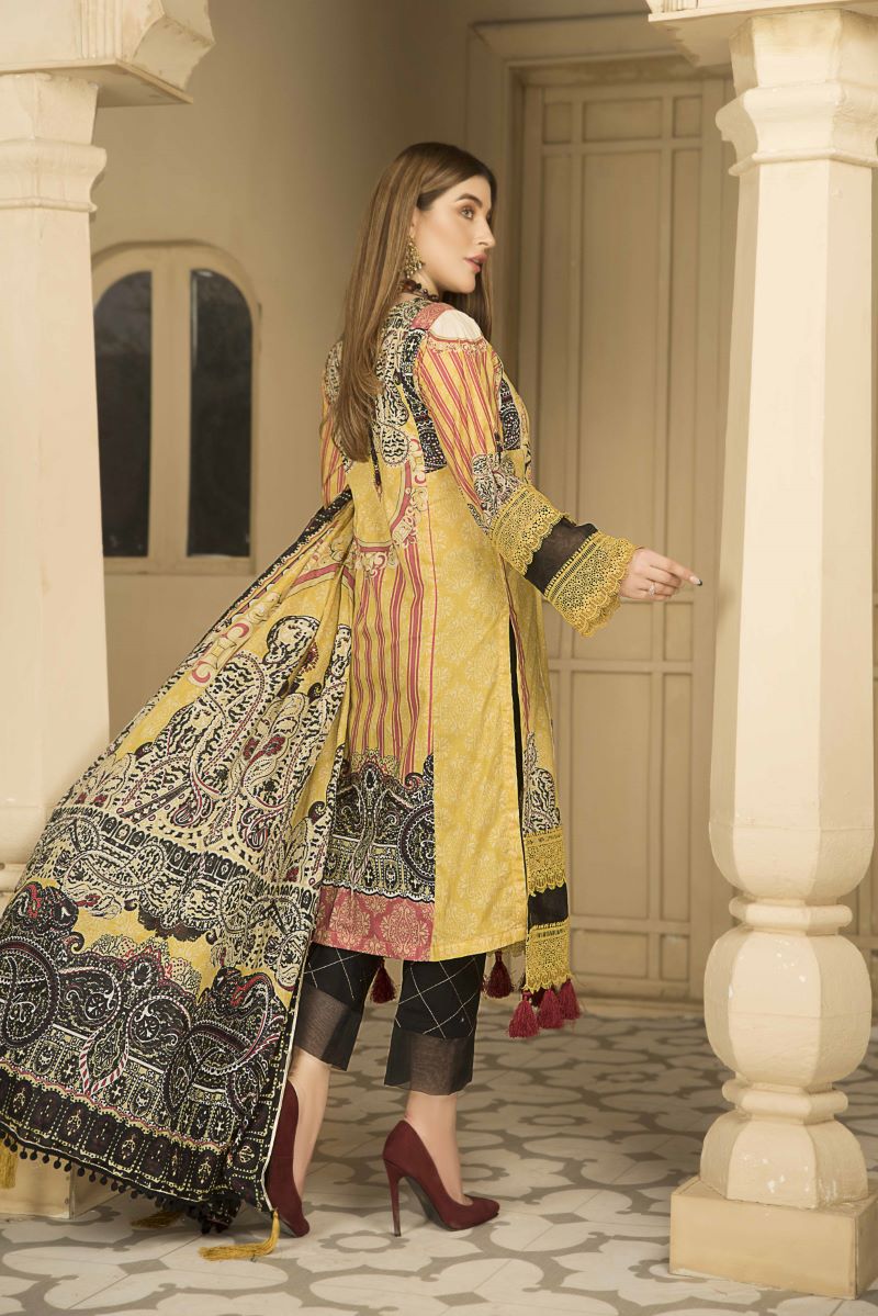 Jacquard Clothing Digital Lawn Swiss Lawn