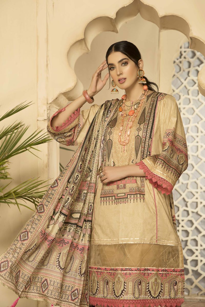 Jacquard Clothing Digital Lawn Swiss Lawn