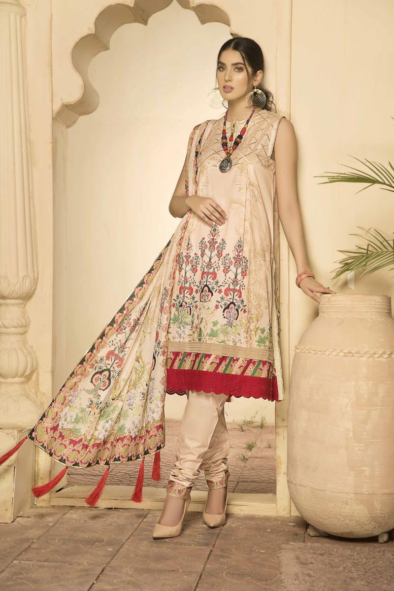 Jacquard Clothing Digital Lawn Swiss Lawn