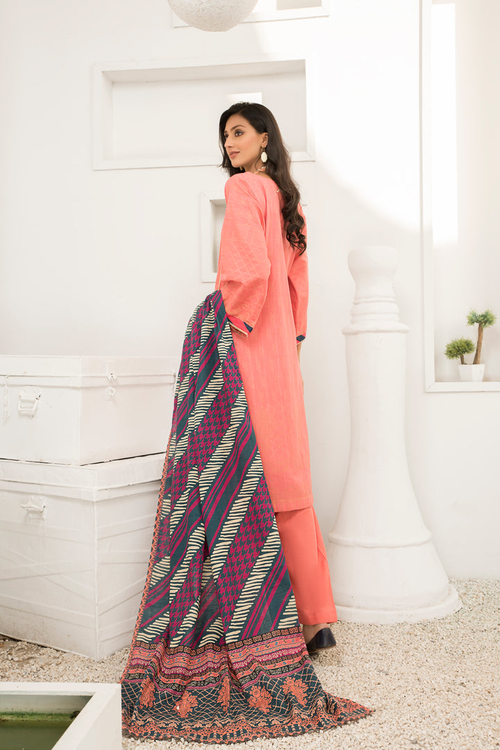 Dyed Slub Jacquard Khaddar Winter Collection by Jacquard Clothing